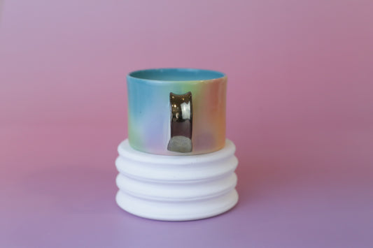 BUMPY bottom mug GOLD