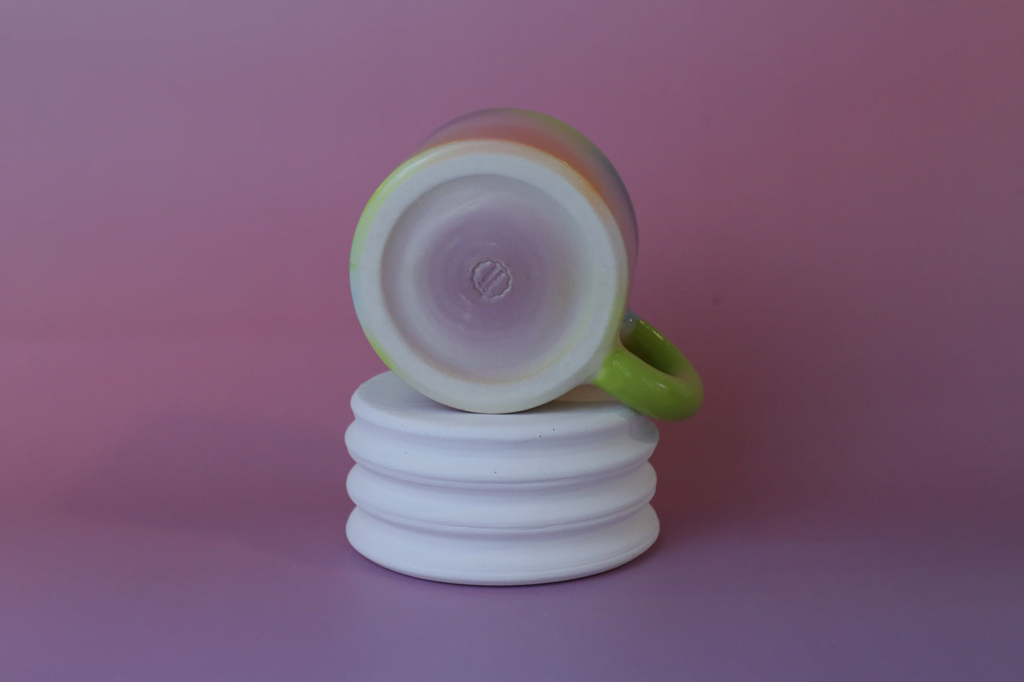 LRG Rainbow mug LIME