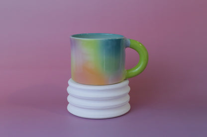 LRG Rainbow mug LIME