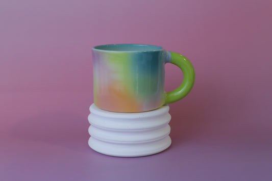 LRG Rainbow mug LIME