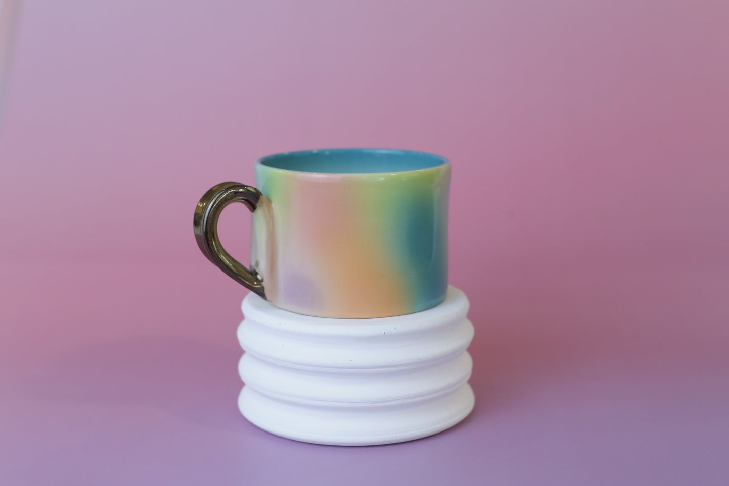 BUMPY bottom mug GOLD