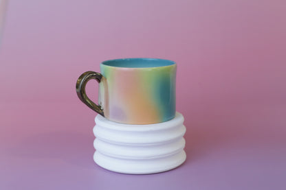 BUMPY bottom mug GOLD