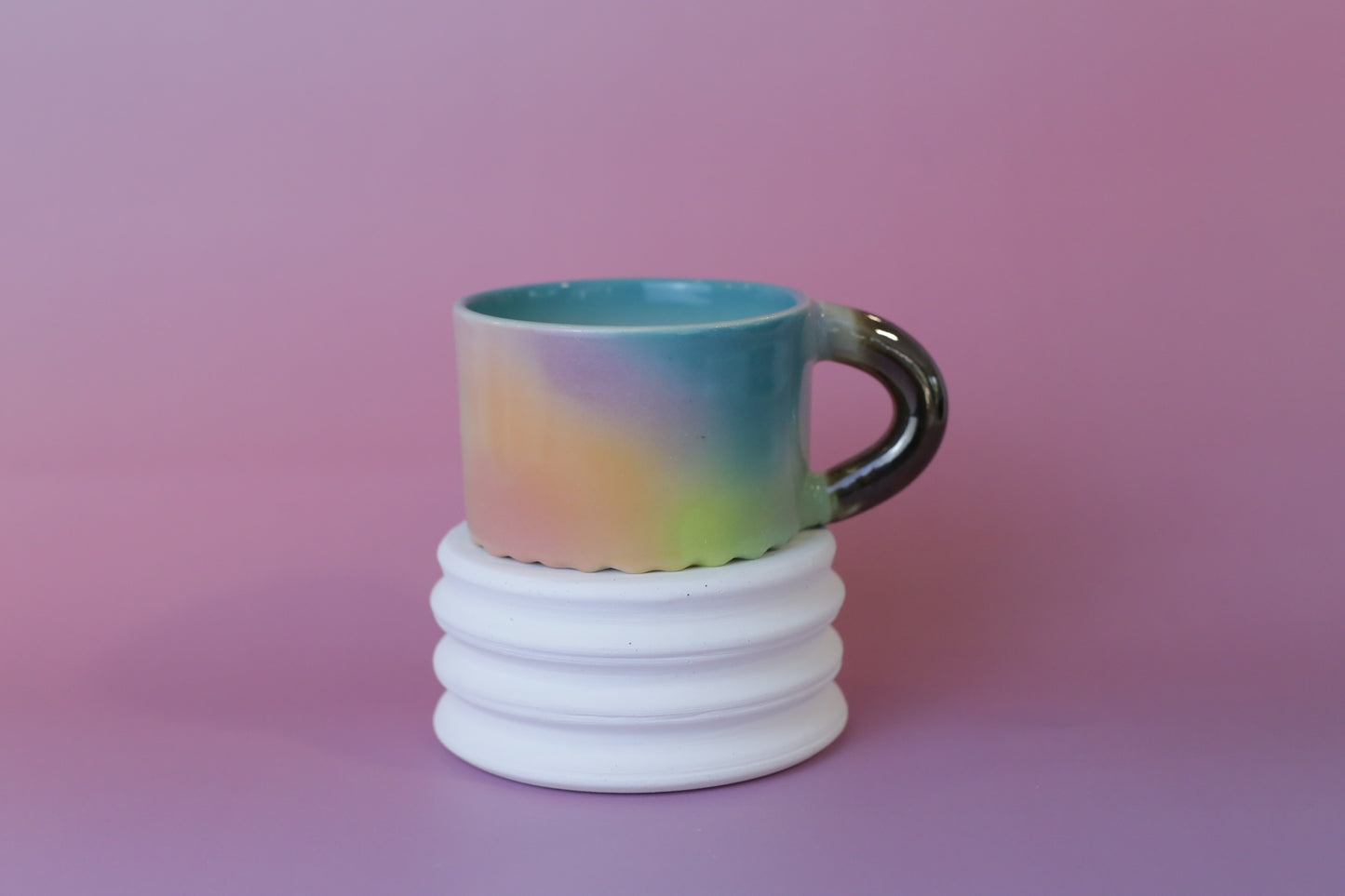 BUMPY bottom mug GOLD