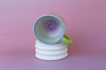 LRG Rainbow mug LIME