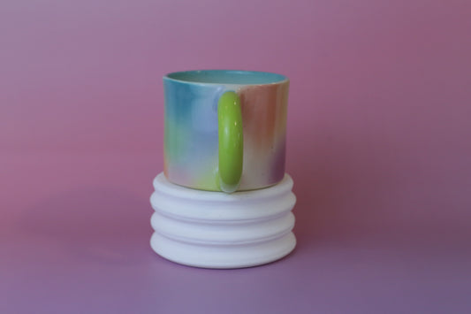 LRG Rainbow mug LIME