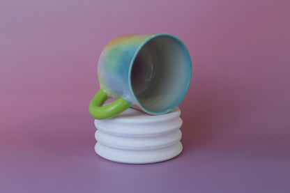 LRG Rainbow mug LIME