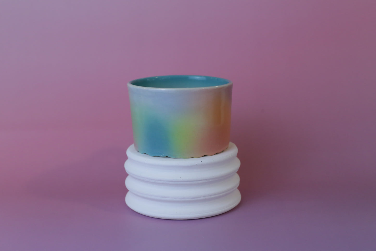 BUMPY bottom mug GOLD