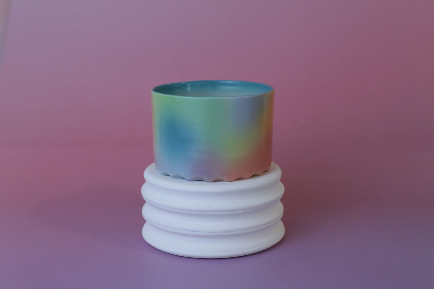 BUMPY bottom mug BLUE