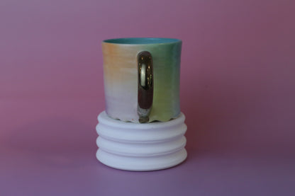 LRG Rainbow bumpy bottom mug GOLD