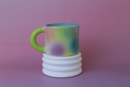 LRG Rainbow mug LIME