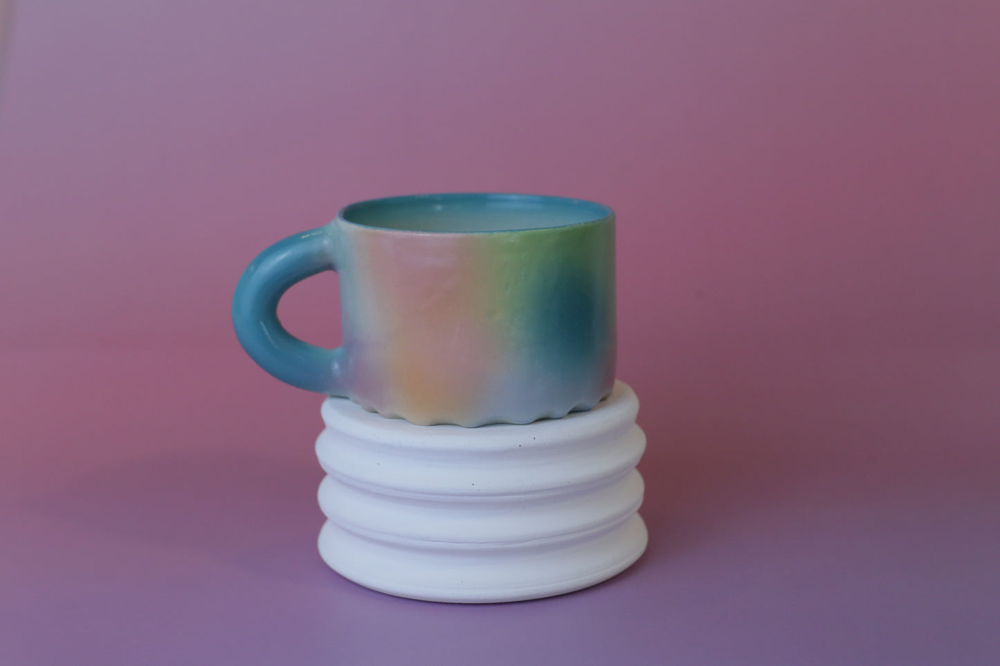 BUMPY bottom mug BLUE