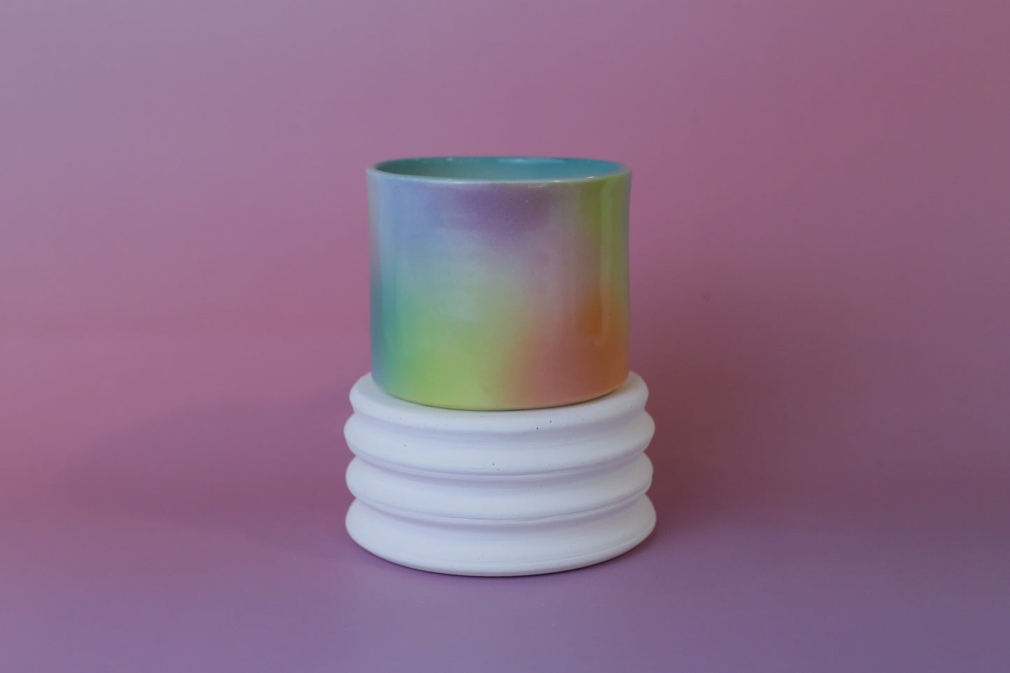 LRG Rainbow mug LIME