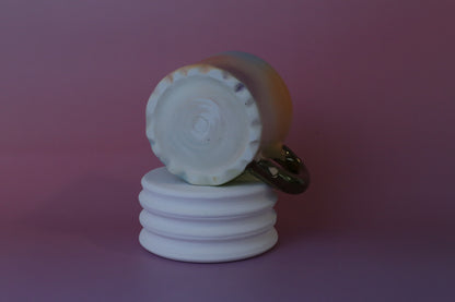 LRG Rainbow bumpy bottom mug GOLD