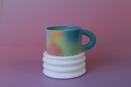 BUMPY bottom mug BLUE