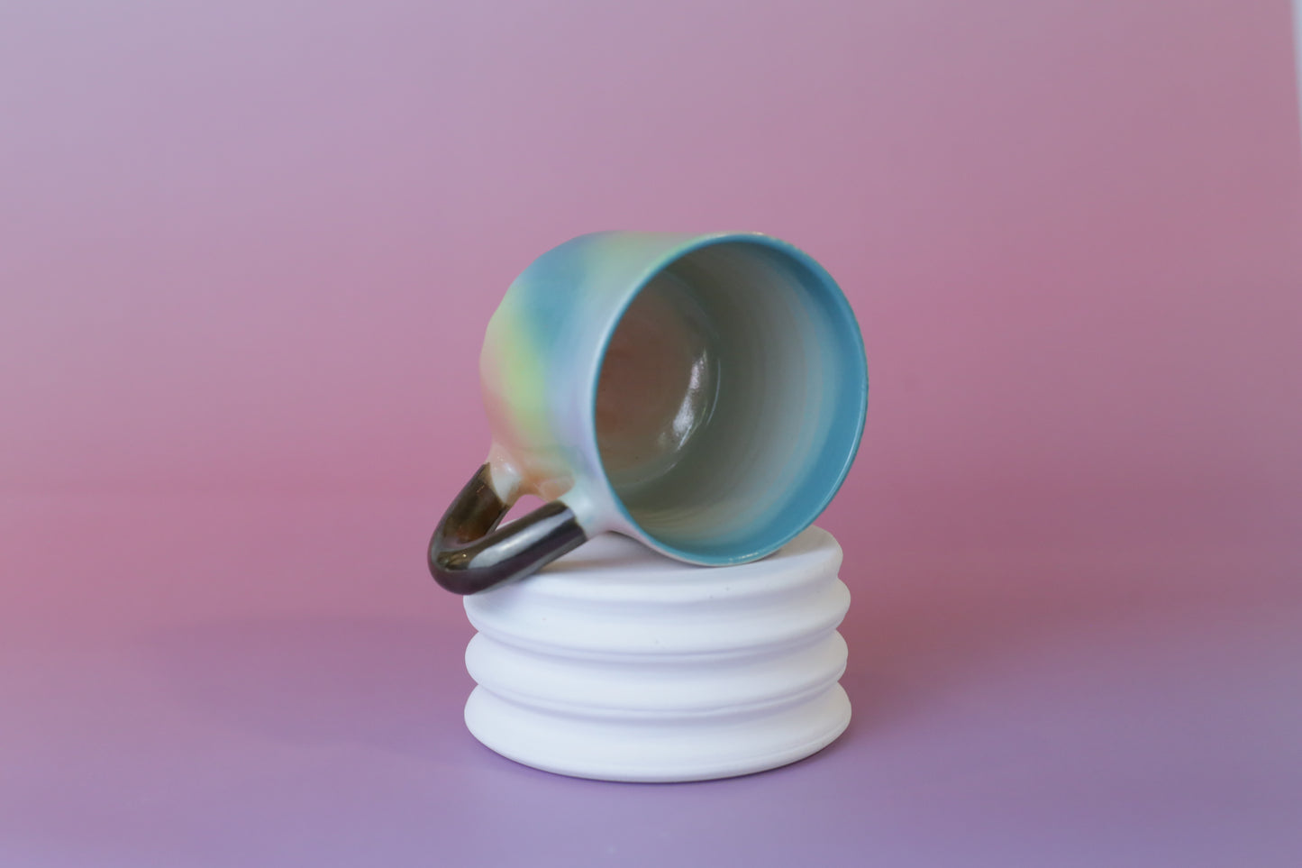 BUMPY bottom mug GOLD