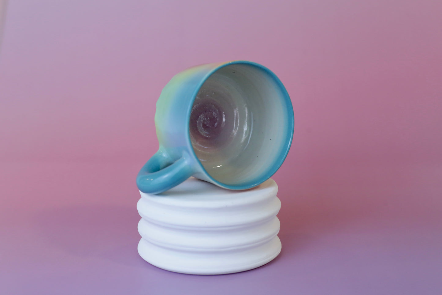 BUMPY bottom mug BLUE